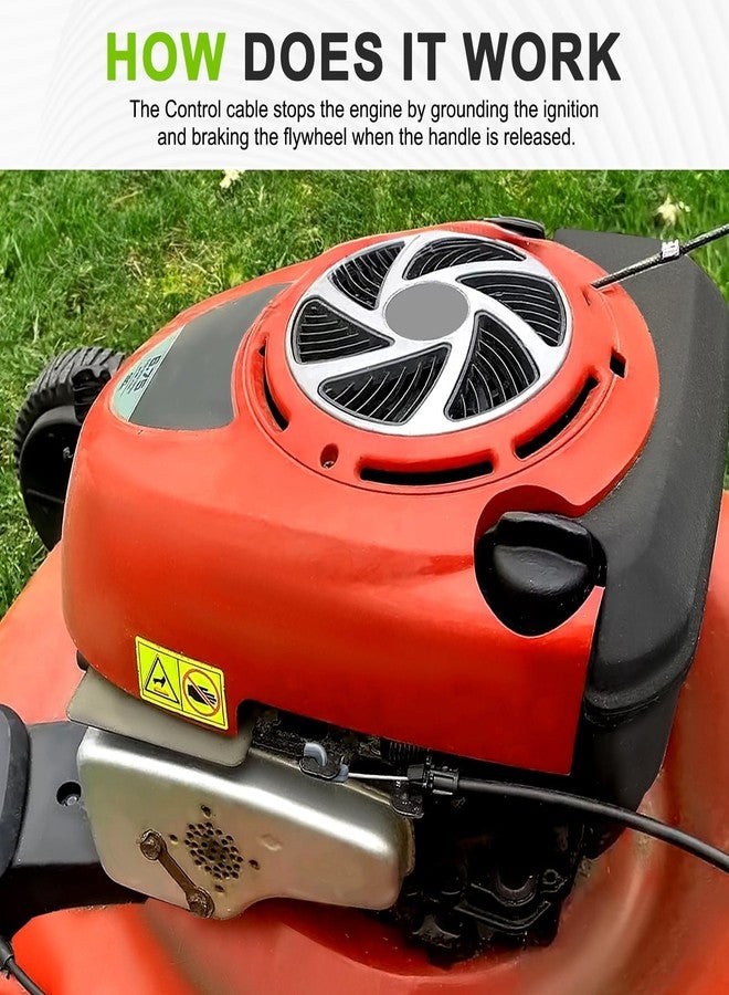 Harbot كابل التحكم بالمنطقة من هاربوت 532427497 لجزازات العشب كرافتسمان 197740 532197740 427497، متوافق مع الموديلات التالية: HU775H، 775EX، 7021 RC، 7021 RH، HU775H، HU700L، HU800AWD - Image 4