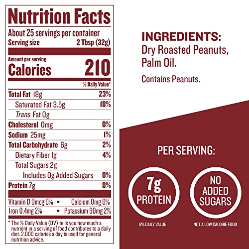 Justin's Classic Peanut Butter Creamy Spread, No Stir, Gluten-Free, 28 Ounce Jar, 1 Pack - Image 4