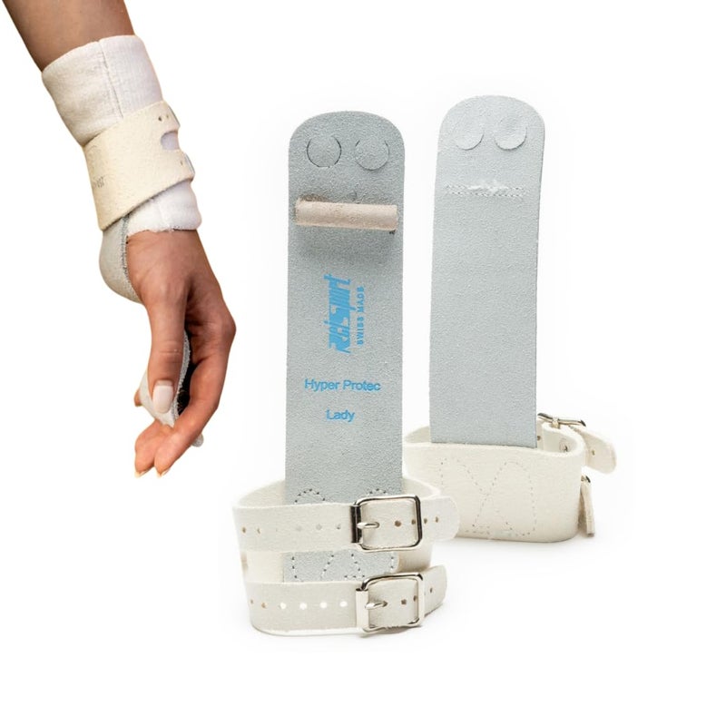 Reisport womens XXSmall Ladies Protec Hyper Uneven Bar Grips Natural XXSmall 00 US - Image 2