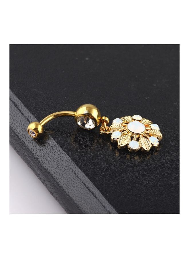 NIBEMINENT - 2-Piece Surgical Steel Belly Button Rings Set - Image 1