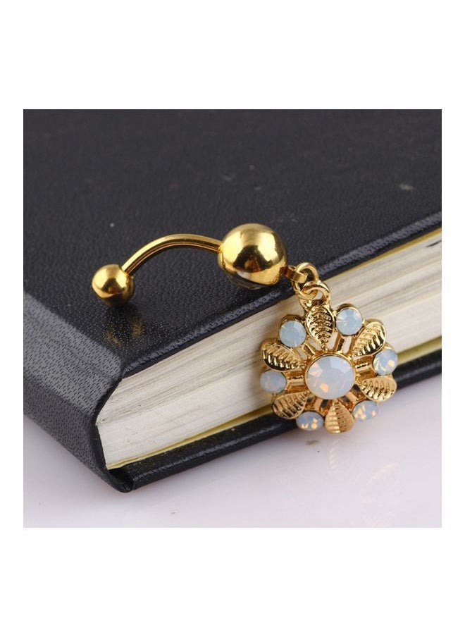 NIBEMINENT - 2-Piece Surgical Steel Belly Button Rings Set - Image 1