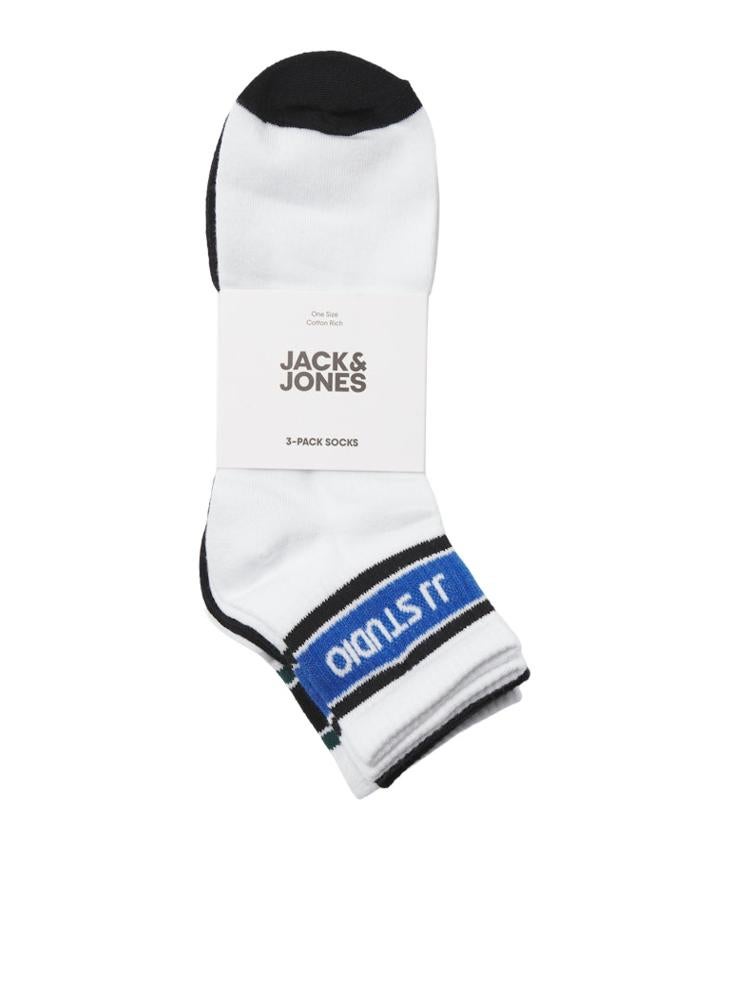 JACK & JONES - Jachugh 3 Pack Tennis Crew Socks - Image 1