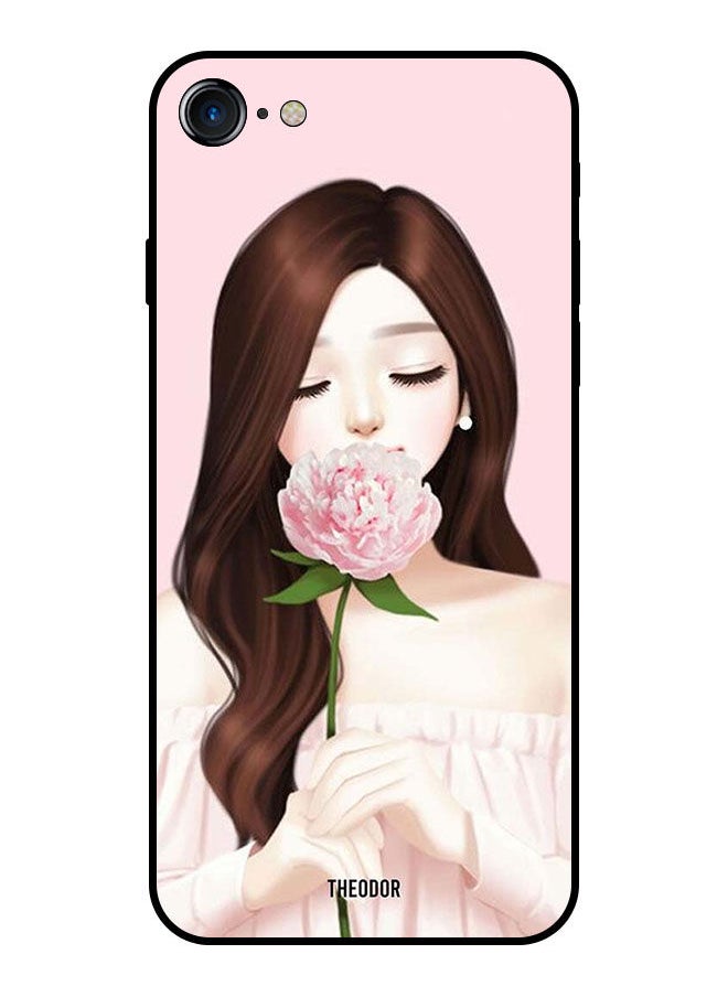 Theodor Protective Case Cover For Apple Iphone SE 2022 Flower Girl  - Image 1