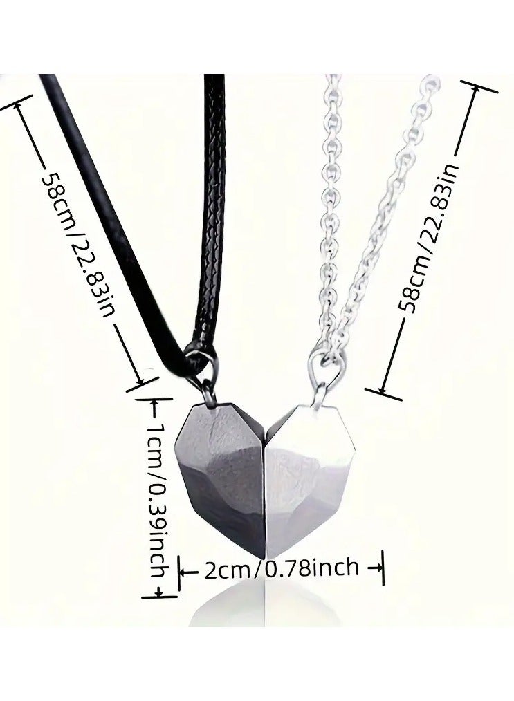 Goolsky Heart-Shaped Pendant Necklace – Fashion Creative Matching, Holiday Souvenir Birthday Party Gifts, Valentine's Day Gifts for Girlfriend - Image 4