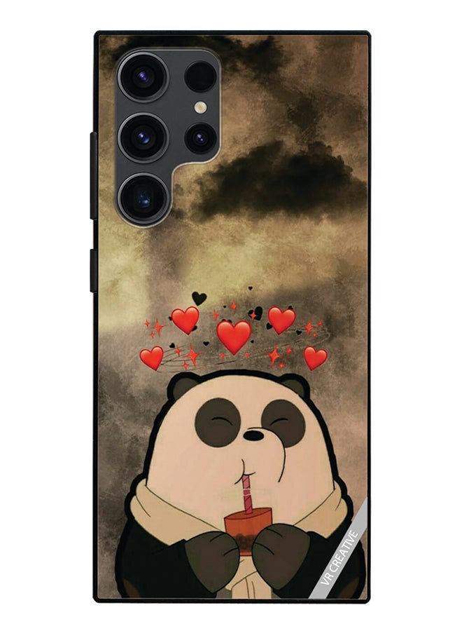 VR CREATIVE Protective Case Cover For Samsung Galaxy S24 Ultra Panda Design Multicolour - Image 1