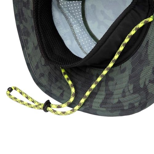 MISSION Cooling Anywhere Boonie Hat, Etched Camo Black Forest - Unisex Wide-Brim Hat for Men & Women - Lightweight & Durable - Cools Up to 2 Hours - UPF 50 Sun Protection - Machine Washable - Image 4