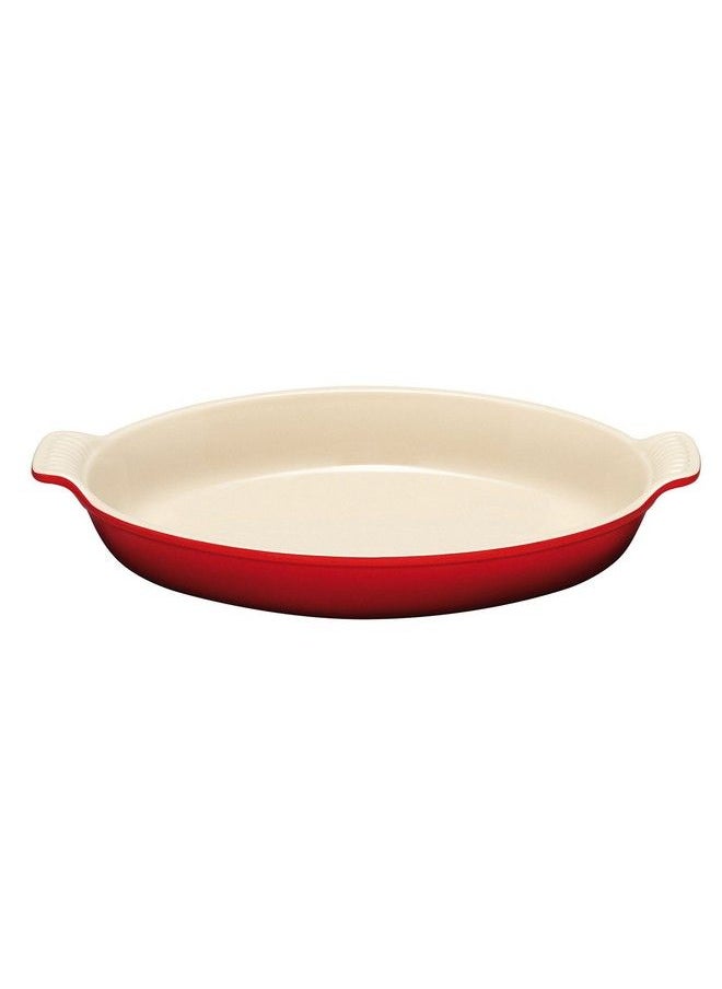 Le Creuset Stoneware Heritage Oval Au Gratin 1.7 Qt. (11.25") Cerise  - Image 2