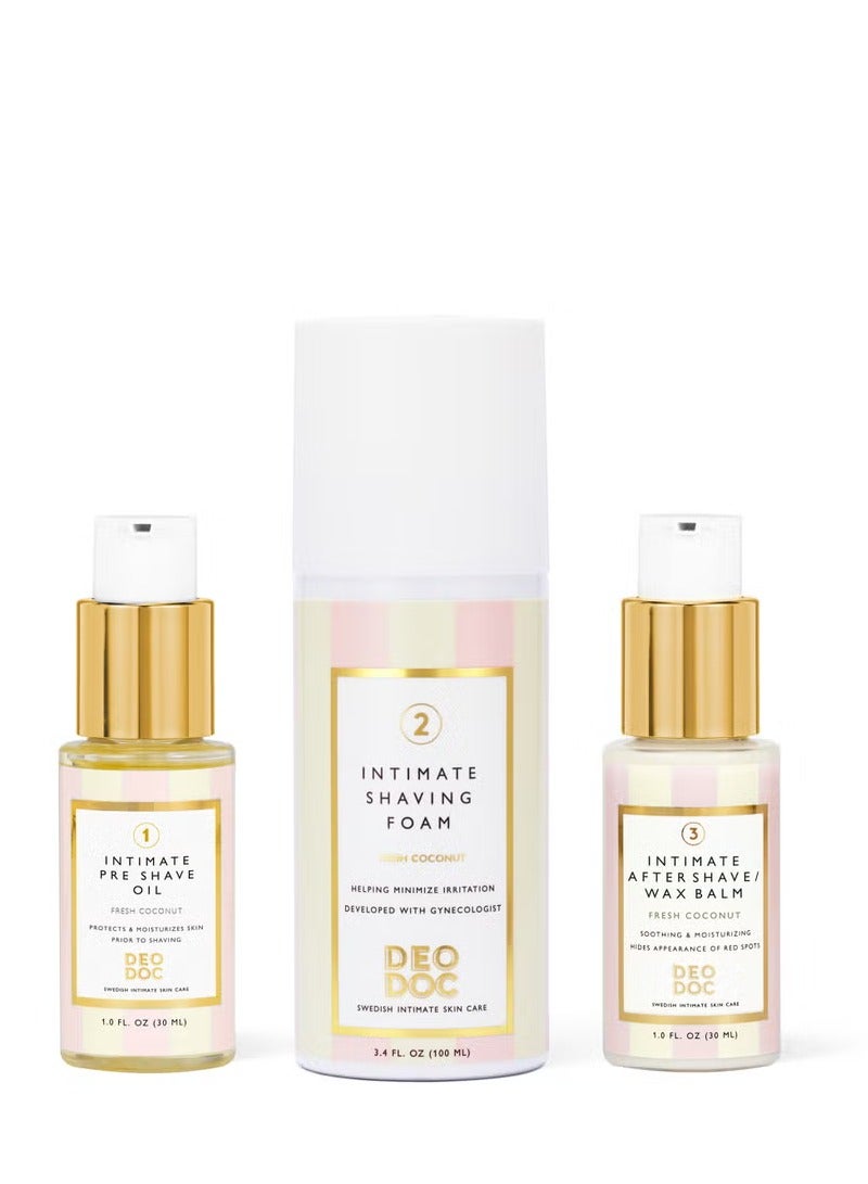 DeoDoc Shaving Kit Fresh Coconut - Image 2