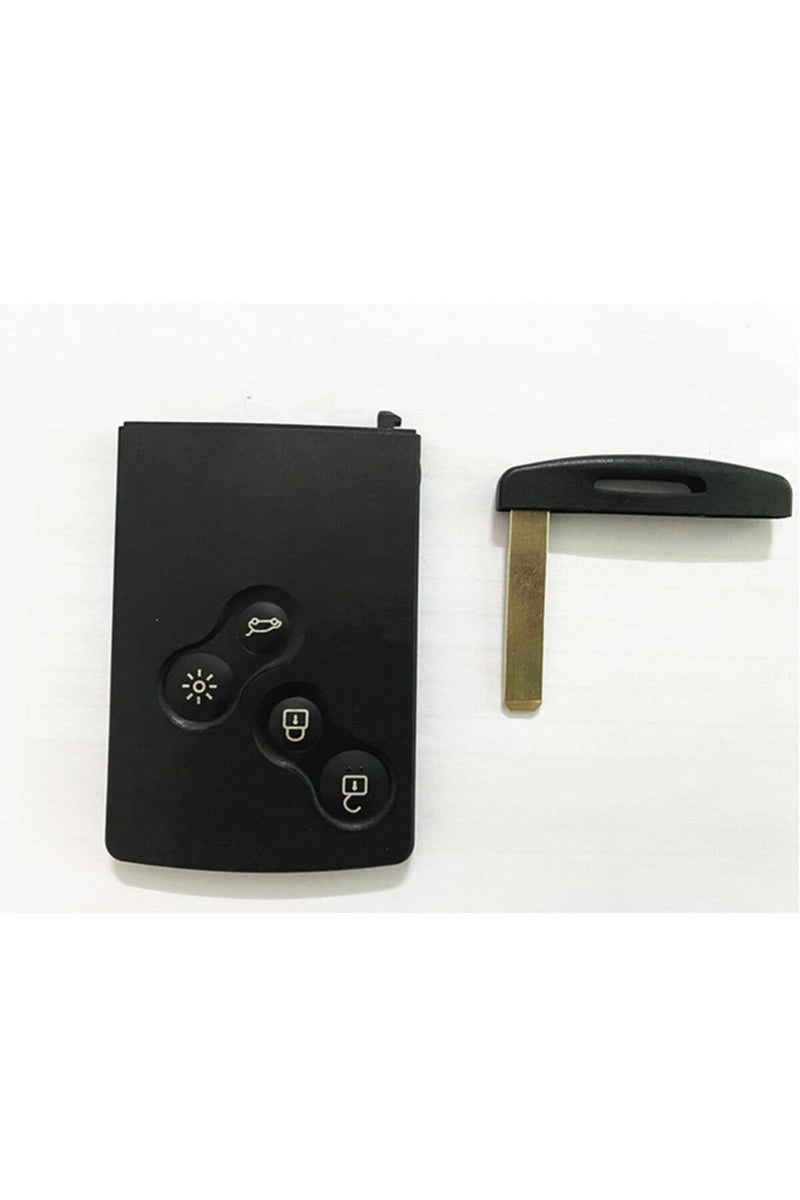 إيروريكس مفتاح ذكي بدون مفتاح، قطعة واحدة بدون شعار! مفتاح تحكم عن بعد بأربعة أزرار، بتردد 433 ميجاهرتز، 4 أمبير، مزود بشريحة PCF7945/PCF7953، متوافق مع سيارات رينو. - Image 4