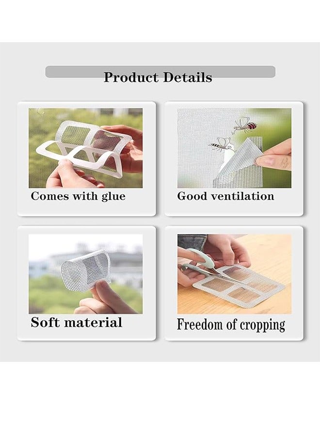 60 Pieces Floor Drain Stickers Mesh Stickers, Disposable Shower Drain Strainer, Shower Drain Cover Bathroom Sink Drain Strainer, Adjustable Window Net For Bathroom, Bathtub, Kitchen, Sink (4" X 4")  - Image 2