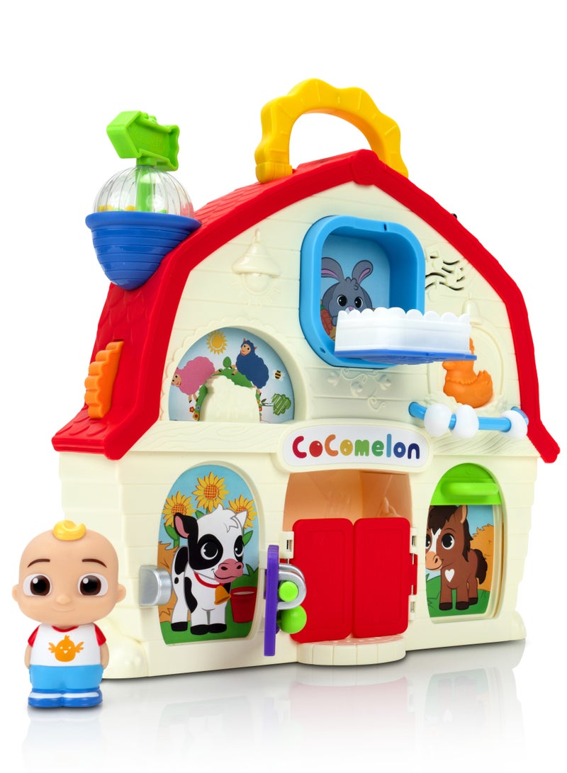 Jazwares Cocomelon JJ Musical Barn with 2.5-Inches JJ Figure, Battery Operated | Press the Ladybug to play 3 Song Clips! | Musical Playset | Interactive Toy | Entertaning Toy | Educational & Learning Toy | Gift for Toddlers & Kids - Image 5