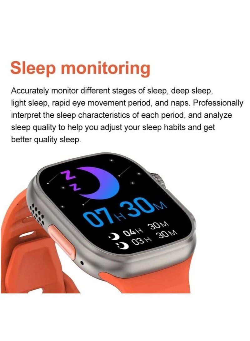 Gravity New S8 Ultra Max Smartwatch Series 8 S8 Smart Watch Ultra AI Voice Smart Watch 2.0inch Bluetooth Call Wriless Charging Watch 8 Ultra - Image 4