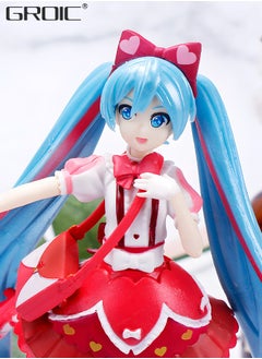GROIC Miku Sakura Figure Version Anime Figure，Lolita Skirt Doll 15cm, Miku Anime Action Figures,Kids Desk Decor Ornaments  - Image 3