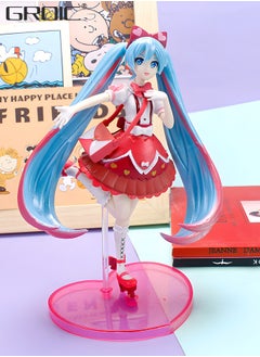 GROIC Miku Sakura Figure Version Anime Figure，Lolita Skirt Doll 15cm, Miku Anime Action Figures,Kids Desk Decor Ornaments  - Image 2