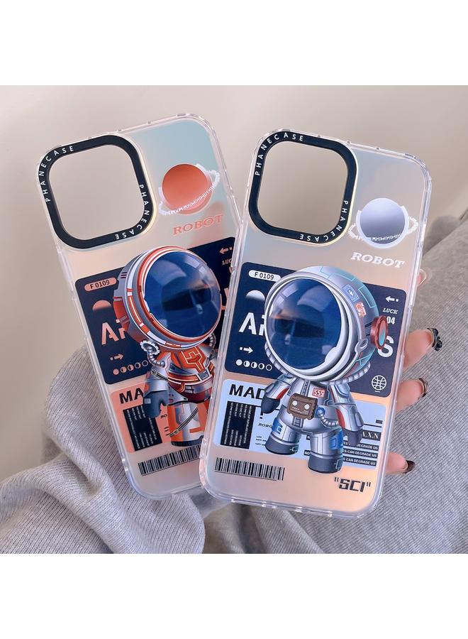 اس-توب جراب لهاتف iPhone 11 من مادة TPU بنمط رائد فضاء ميكانيكي - Image 4