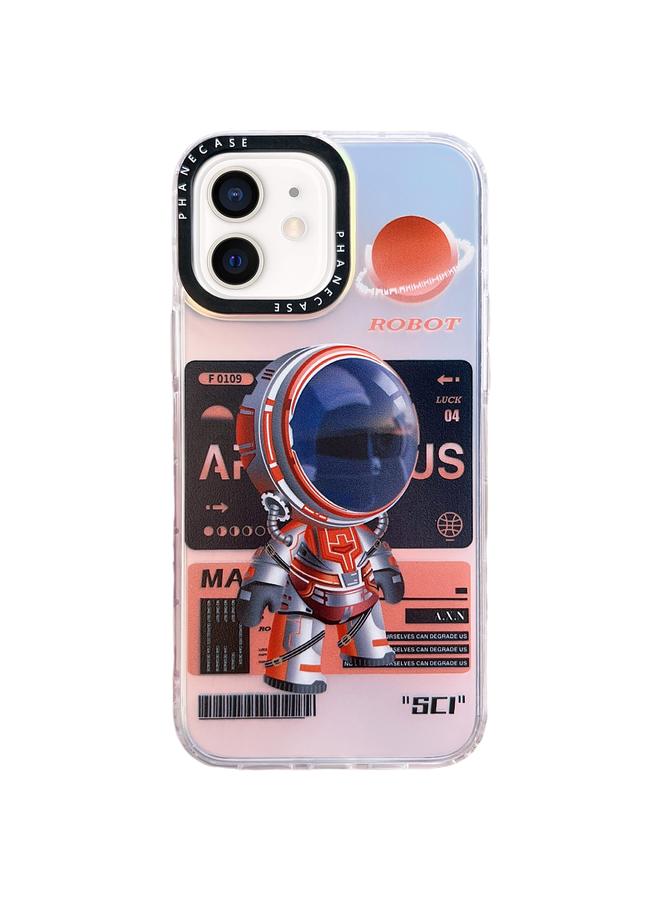 اس-توب جراب لهاتف iPhone 11 من مادة TPU بنمط رائد فضاء ميكانيكي - Image 1