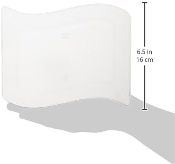 Wavetrends Fineline Settings Wavetrends Clear RectangularWave ChinaLike 55 X 75 Plate 120 Pieces - Image 2