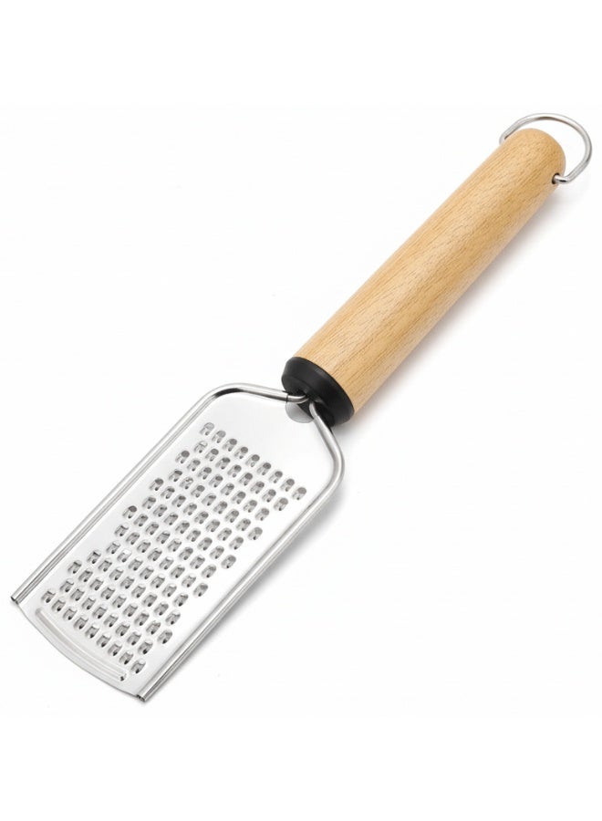 شنغيا مبشرة مطبخ شينغيا شديدة التحمل من الفولاذ المقاوم للصدأ بمقبض خشبي مريح - أداة بشر يدوية متعددة الاستخدامات (25 × 6 سم) - Image 1