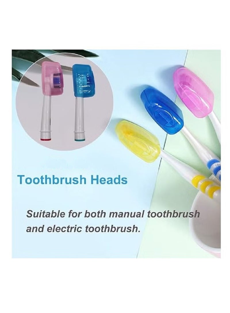 20 Piece Travel Toothbrush Head Covers  Portable Toothbrush Pod Caps Case Protector for Home and Outdoor  - Image 2