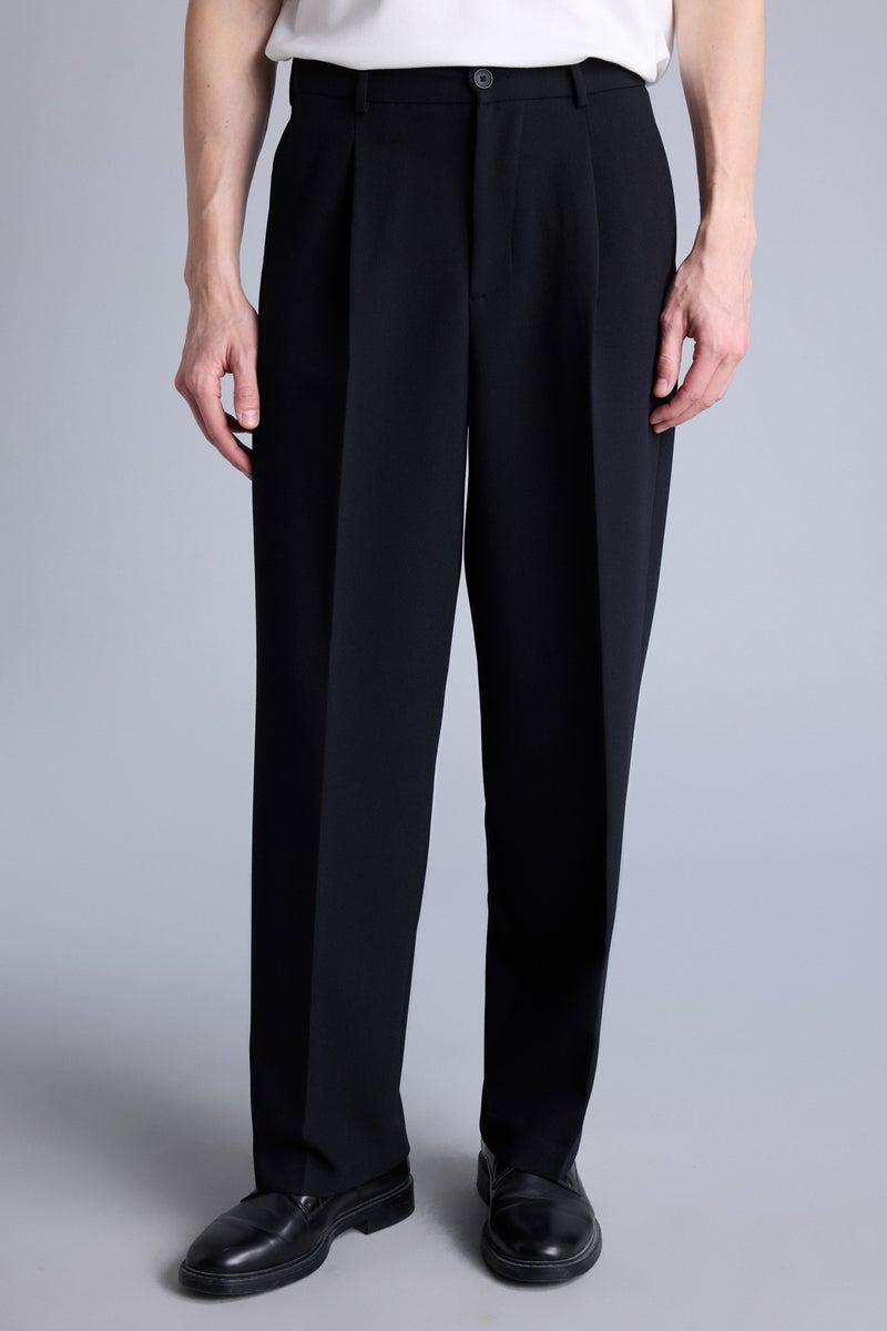 DeFacto Black Man Wide Leg Trousers Casual - Image 5