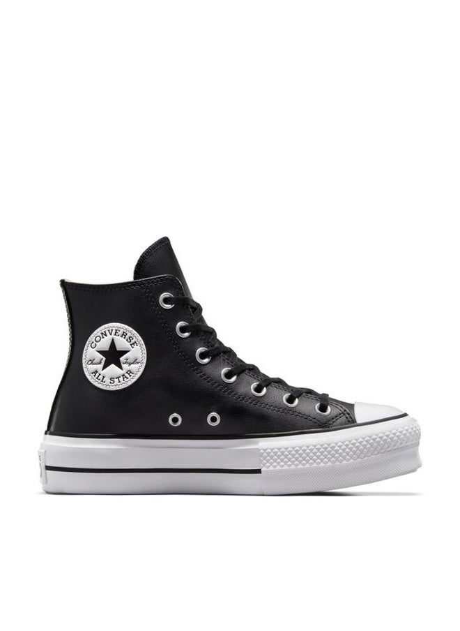 CONVERSE أحذية تدريب بليت فورم عالية من أول ستار باللون الأسود والأبيض - 5.5 المملكة المتحدة - Image 1