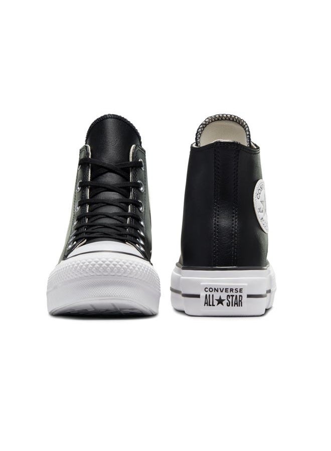 CONVERSE أحذية تدريب بليت فورم عالية من أول ستار باللون الأسود والأبيض - 5.5 المملكة المتحدة - Image 5