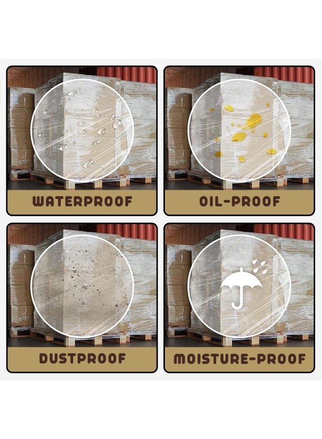 PixelsPackaging 2 Stretch Wrap Roll 2.5 Kg from Pixels Packaging, durable and strong, self-adhesive and water-resistant. - Image 3