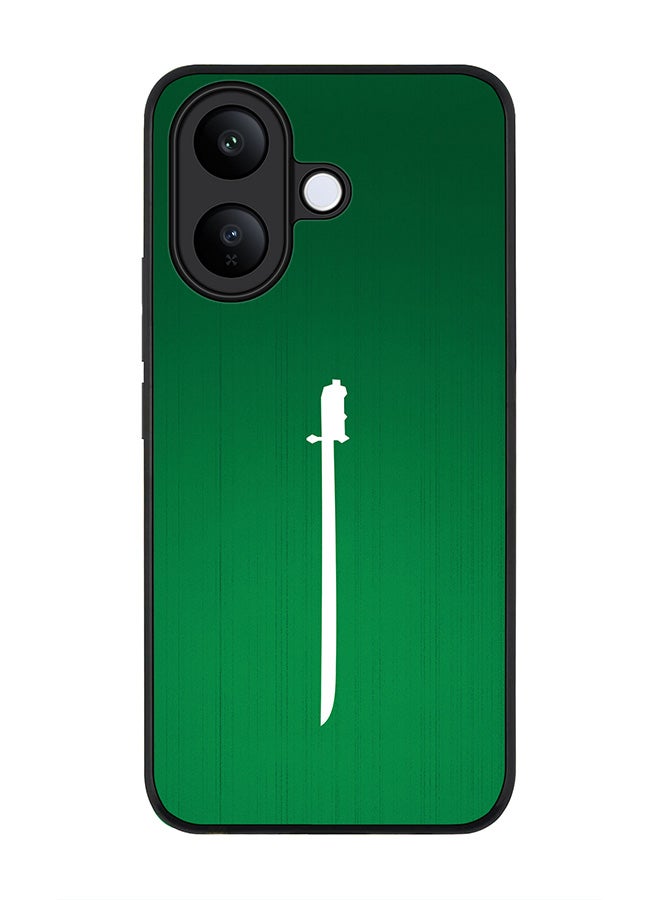 Stylizedd For vivo V60 Lite 5G / V60 Lite 4G Case,Slim fit Camera Protection, Shockproof Thin Phone cover  - Sword Of Saudi - Image 1