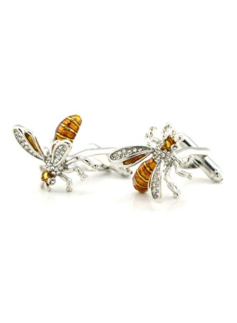 Fashion honeybee shape Cufflinks men shirt Cufflinks - Image 1