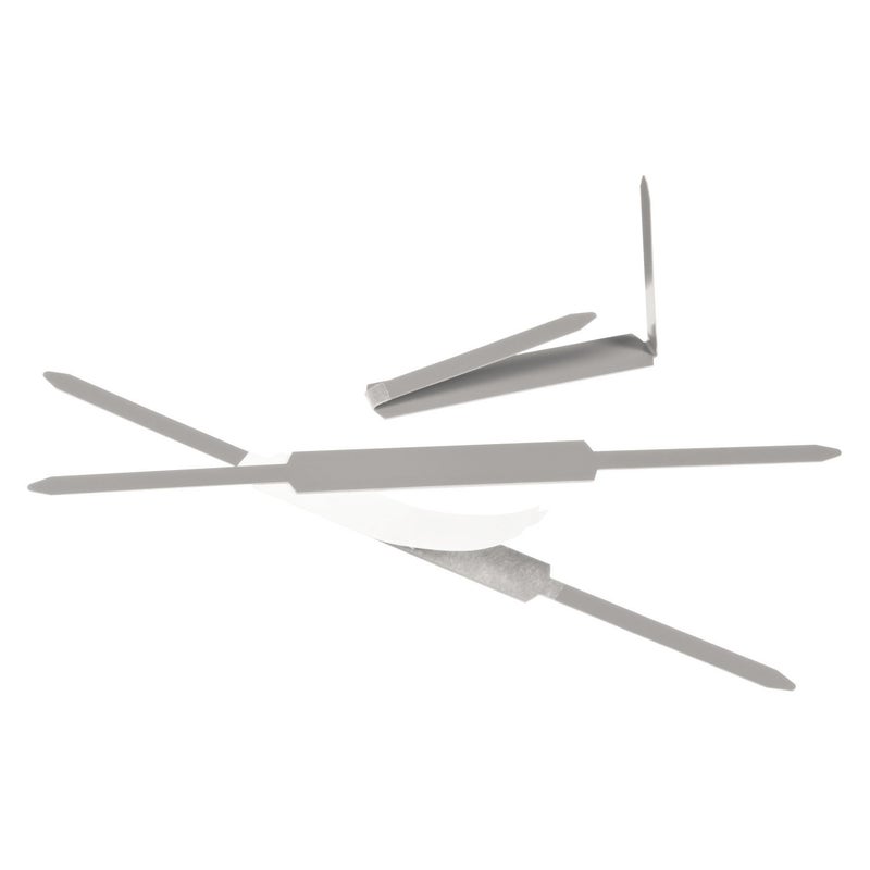 ACCO GBC Self-Adhesive Fasteners, 2" Capacity, Economy, 100 Fasteners/Box (70020) - Image 2