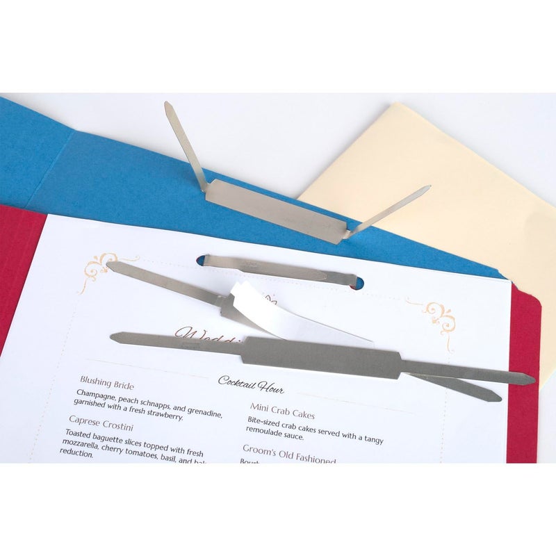 ACCO GBC Self-Adhesive Fasteners, 2" Capacity, Economy, 100 Fasteners/Box (70020) - Image 3