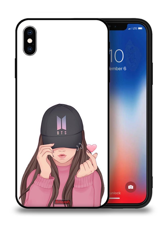 Tolwak Apple iPhone XS Max Protective Case Girl Making Snap - Image 1