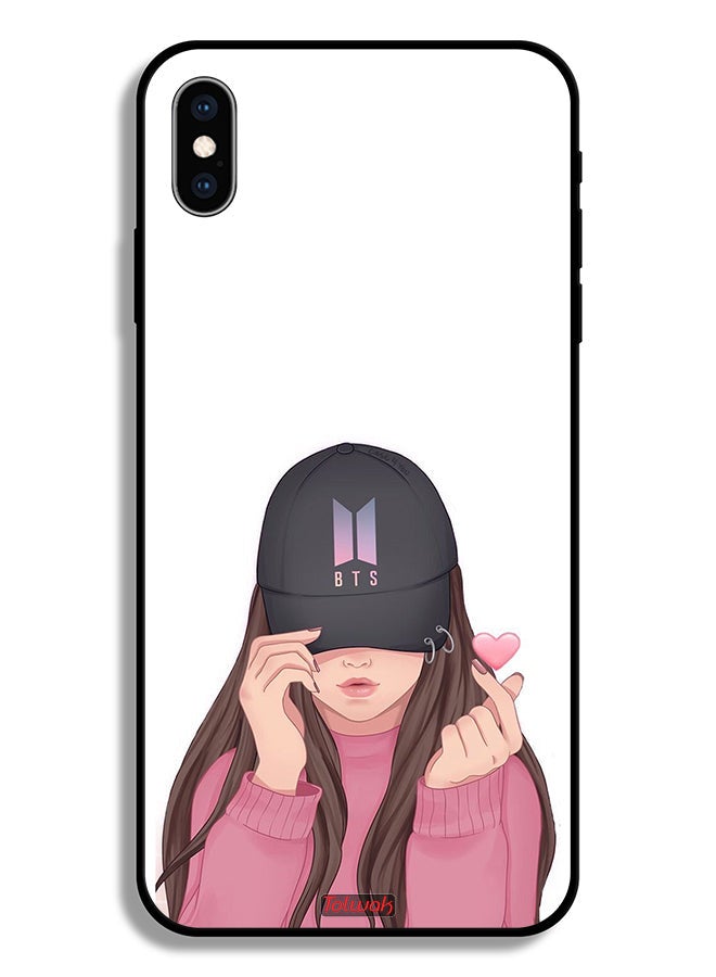 Tolwak Apple iPhone XS Max Protective Case Girl Making Snap - Image 2