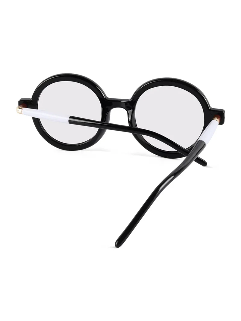 ووجلز Red Pappy Swirl White Round Sunglasses