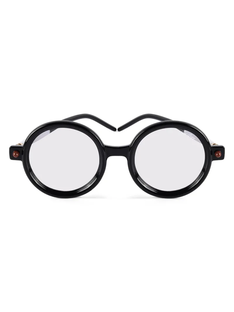 ووجلز Red Pappy Swirl White Round Sunglasses