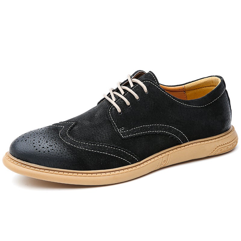 Men'S Leather Shoes Casual Brock Men'S Shoes Genuine Leather Men'S Casual Leather Shoes Men'S Shoes Lefu Men'S Leather Shoes - Image 5