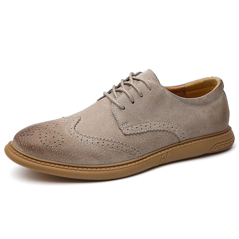 Men'S Leather Shoes Casual Brock Men'S Shoes Genuine Leather Men'S Casual Leather Shoes Men'S Shoes Lefu Men'S Leather Shoes - Image 2