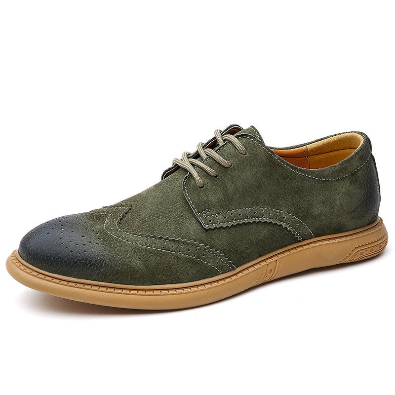 Men'S Leather Shoes Casual Brock Men'S Shoes Genuine Leather Men'S Casual Leather Shoes Men'S Shoes Lefu Men'S Leather Shoes - Image 3