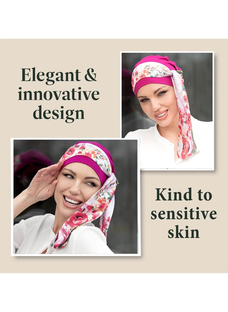 Rung Yanna Purple Camelia Women Headwear - Image 2