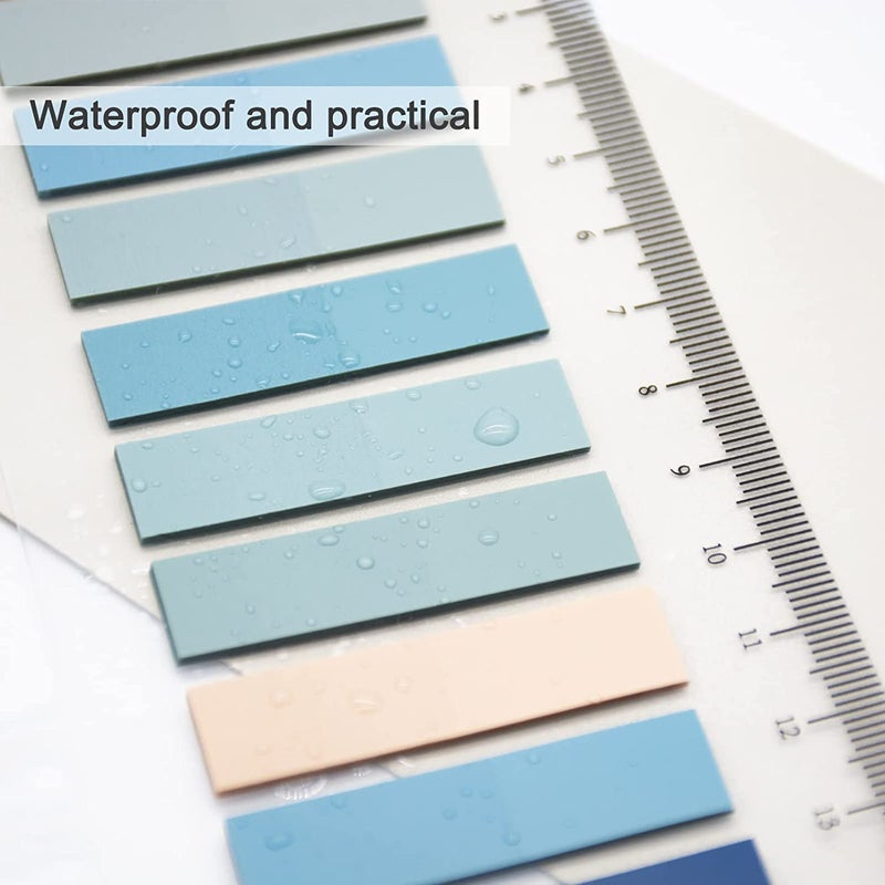 CLOSAL ® Sticky Tabs Sticky Index Tabs for Annotating Books Page Markers Transparent Sticky Notes Colorful Morandi Sticky Book Tabs (2 Packs | 400 Pcs) - Image 4