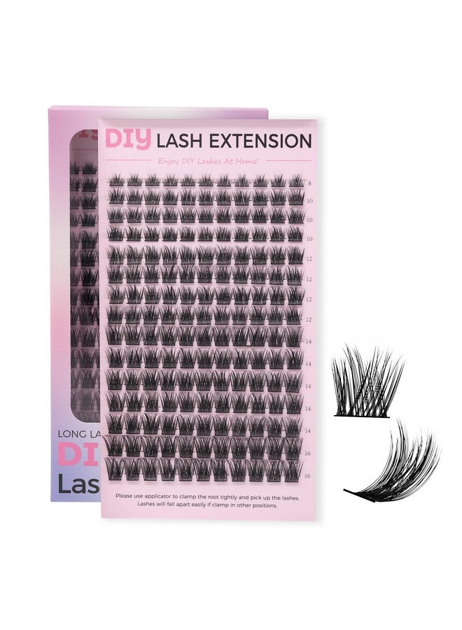 ميوفيو وصلات رموش ميوڤوي العنقودية، 165 قطعة، رموش عنقودية، رموش فردية رقيقة، رموش عنقودية بشريط رفيع للغاية، رموش صناعية ناعمة من فرو المنك، علبة مختلطة (C-8-16mix) - Image 1