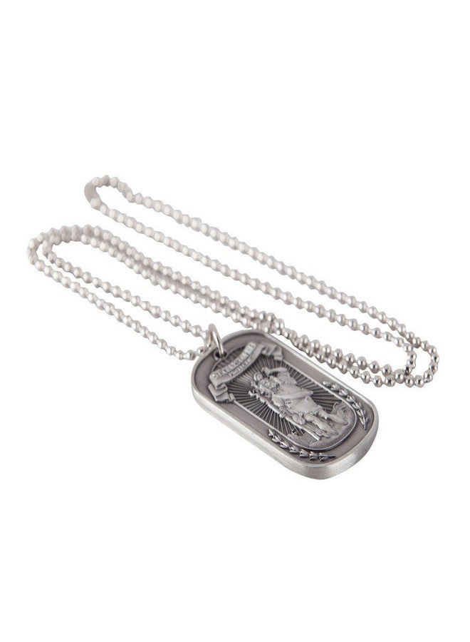 Eagle Crest Dog Tags Silver St. Christopher OSFM by Eagle Crest ,2 x 1.25 - Image 2