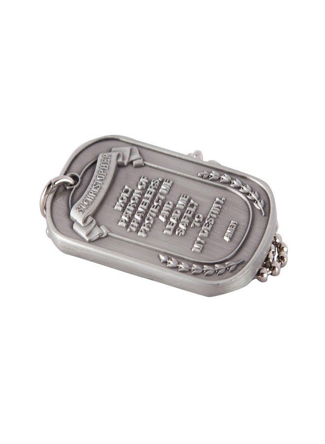 Eagle Crest Dog Tags Silver St. Christopher OSFM by Eagle Crest ,2 x 1.25 - Image 5