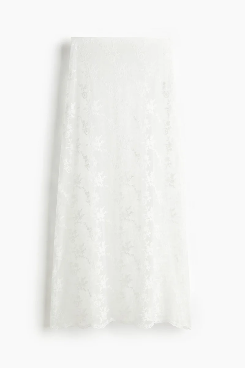 H&M Long lace skirt