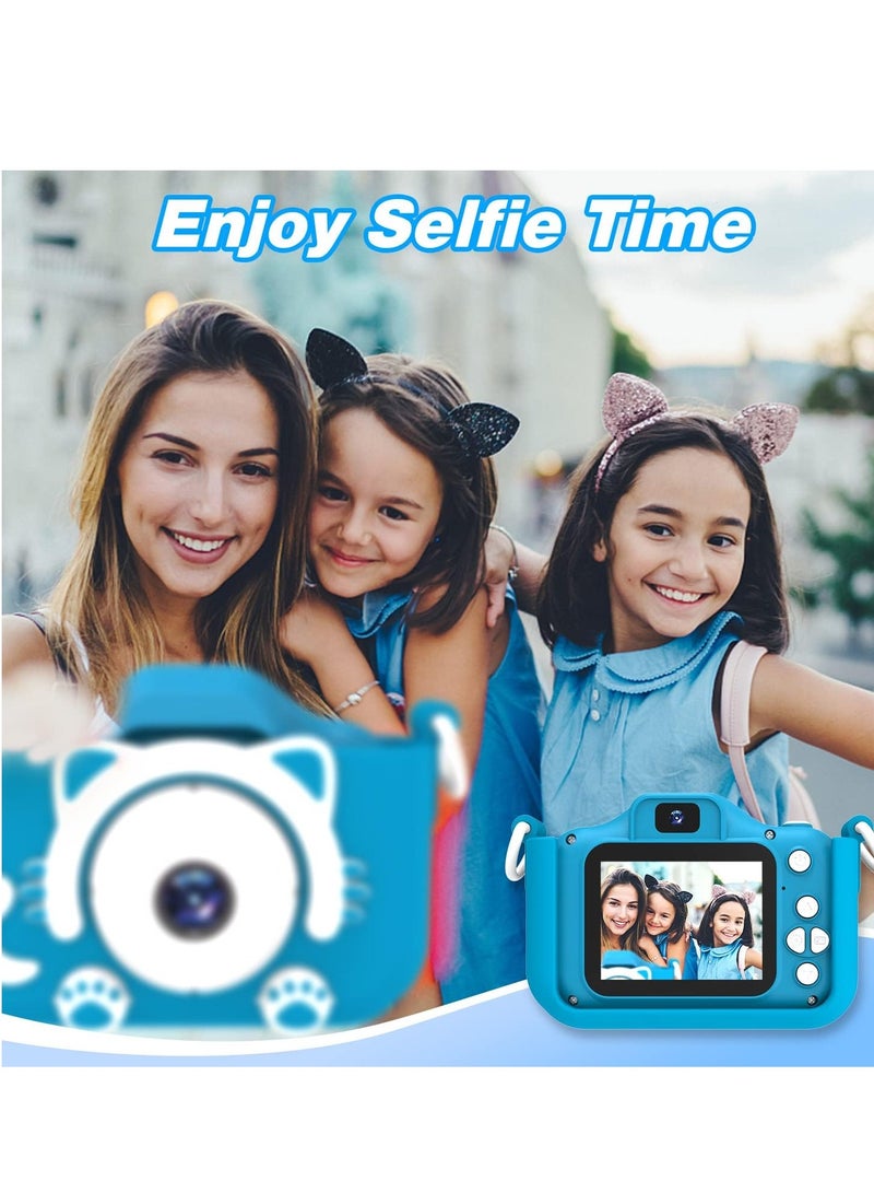 ELTRAZONE Kids Camera Toy for 3-8 Year Old Boys | Digital Video Camcorder with Fun Cartoon Soft Silicone Cover | HD Screen, Rechargeable, Easy-to-Use for Learning & Play | Best Christmas, Birthday Gift for Kids – 32GB SD Card Included - Image 4