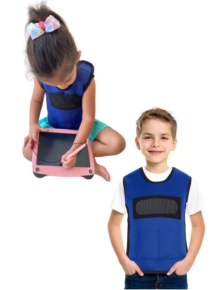 Made2Motivate Weighted Sensory Vest Deep Pressure Comfort for Autism Hyperactivity Mood Processing Disorders Breathable Form-Fitting For Kids and Adults  - Image 1