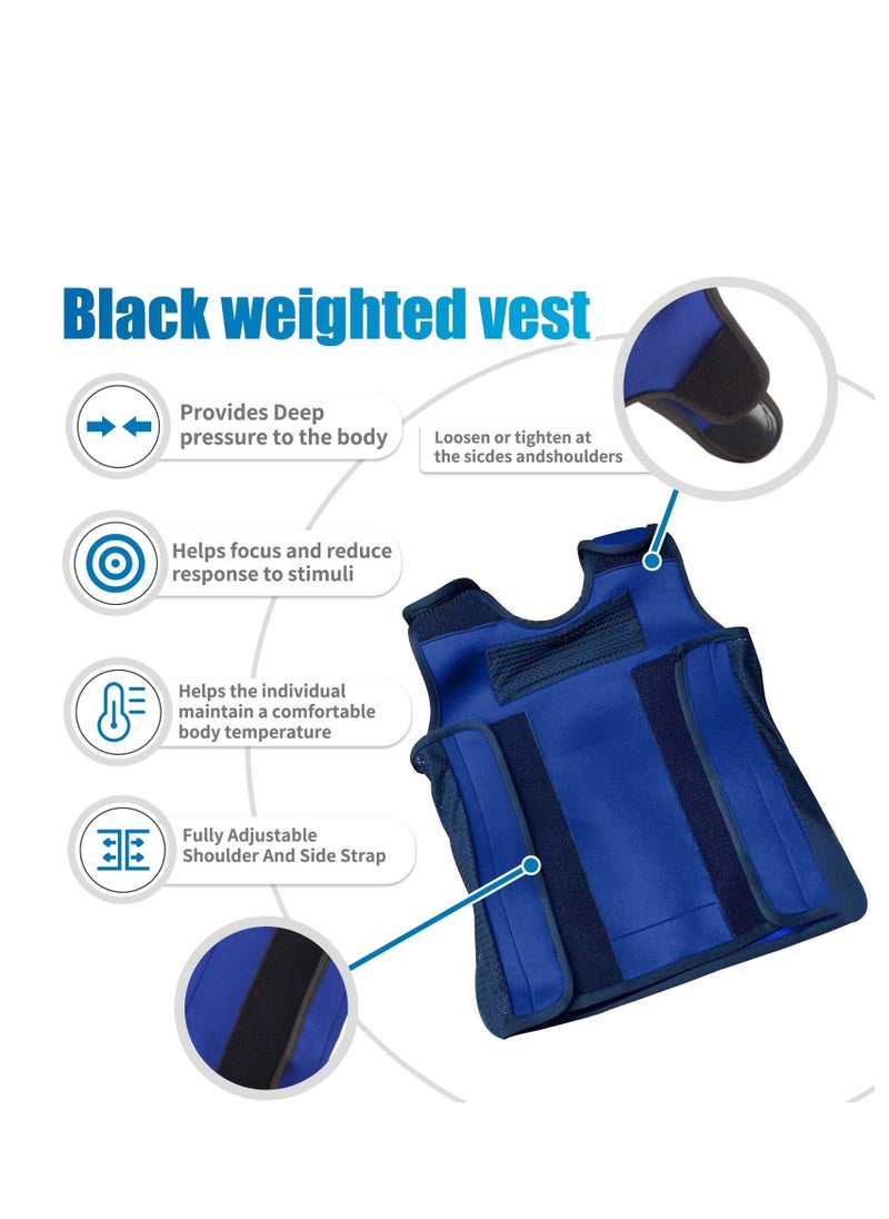 Made2Motivate Weighted Sensory Vest Deep Pressure Comfort for Autism Hyperactivity Mood Processing Disorders Breathable Form-Fitting For Kids and Adults  - Image 3