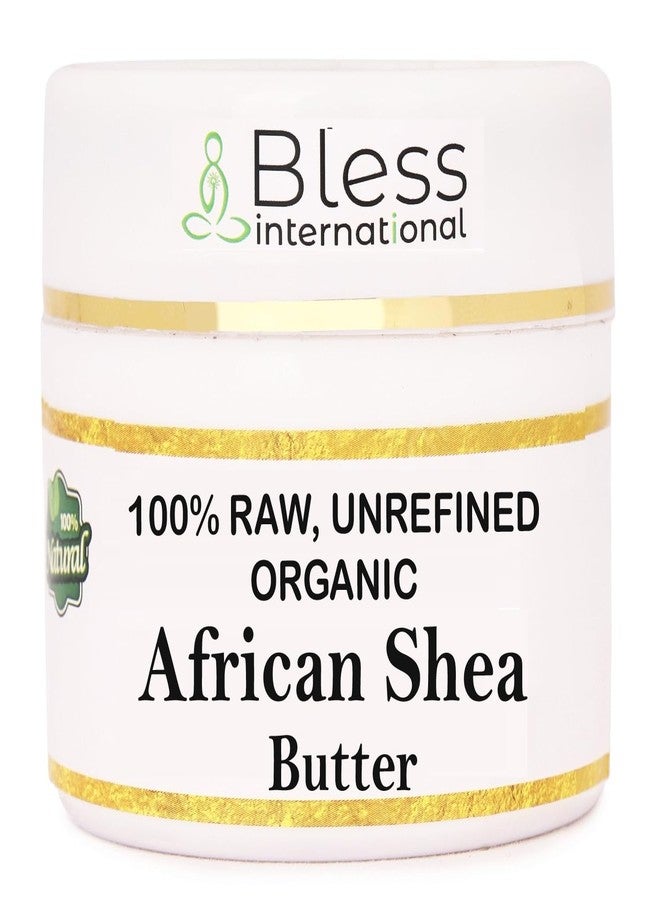 Bless International Organic Raw African Shea Butter 100% Pure,Natural & Unrefined| Skin Moisturizer For Face, Body & Hair| 4 OZ/115 GM Ivory / White Grade A | DIY Creams, Balms, Lotions, Soaps| Moisturizes Dry Skin - Image 1