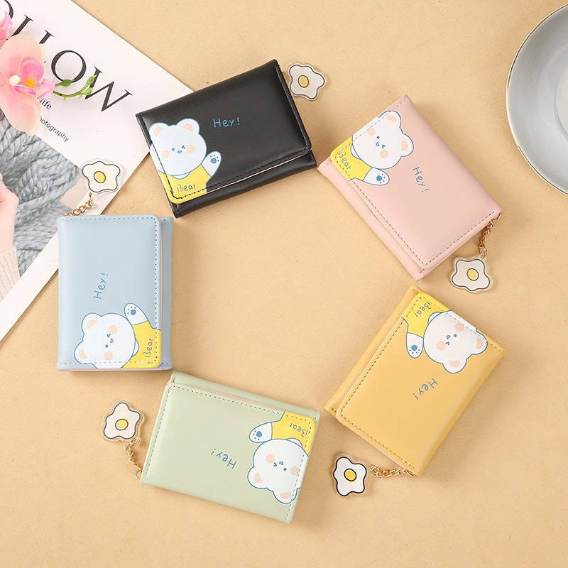Multifunctional Solid Color PU Leather Wallet, RFID Blocking Design Portable Daily Storage Purse for Cards Cash Coin Business Use - Image 2