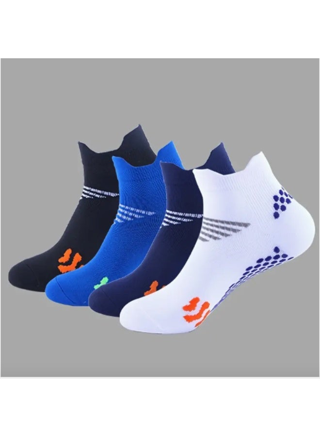 4 Pairs Compression Socks for Men & Women – Ideal for Running, Fitness, and Hiking - Image 1